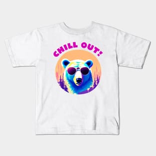 Polar Bear - Chill Out Kids T-Shirt